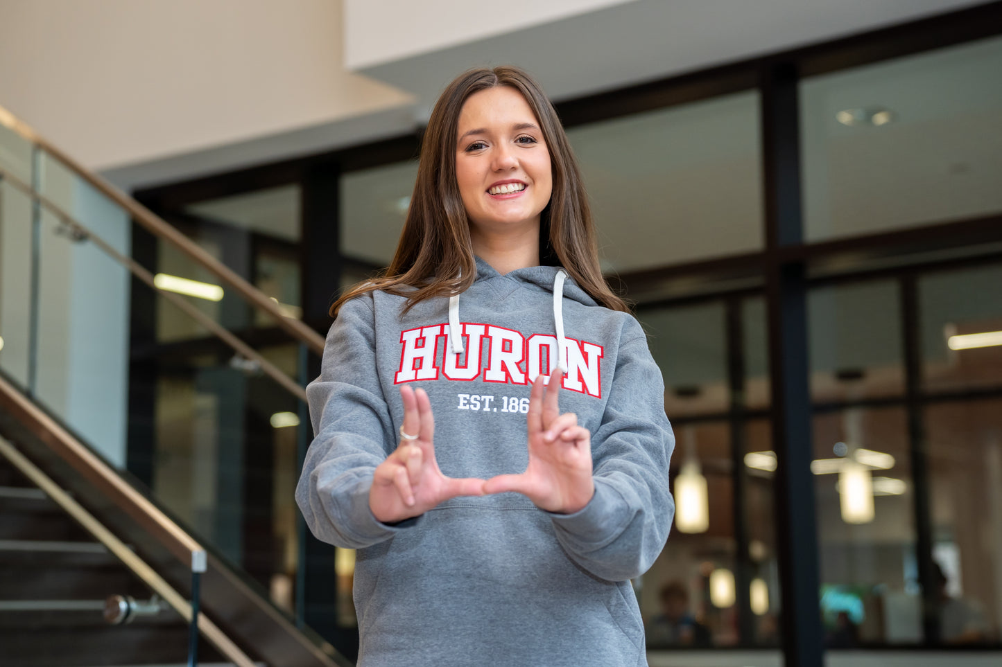 "HURON" Hoodie - Grey