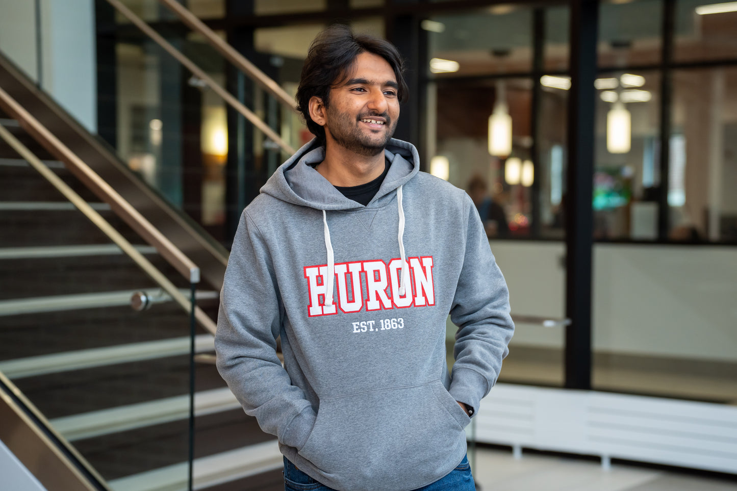 "HURON" Hoodie - Grey