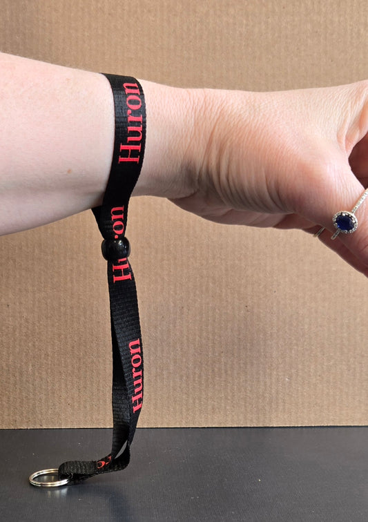 Black Wrist Lanyard
