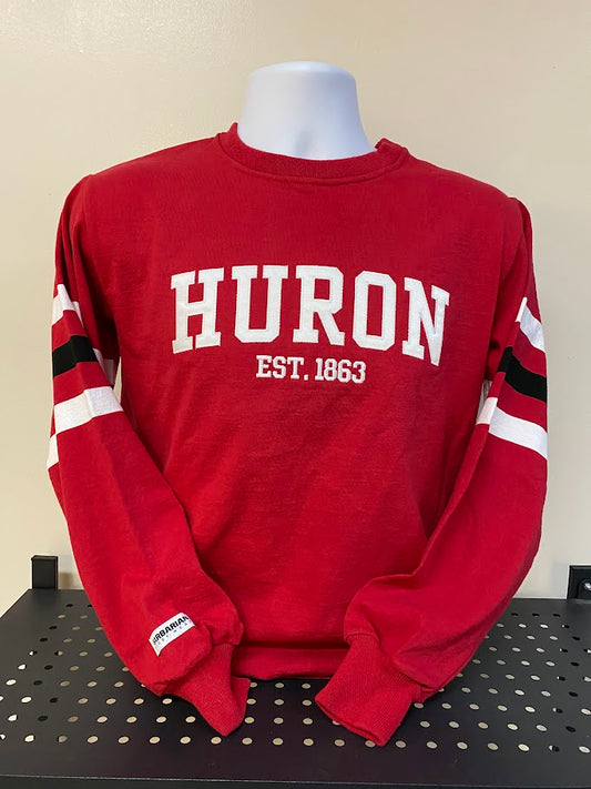 Red Rugby Crewneck