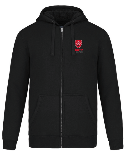 Sherpa Lined Full-Zip Hoodie